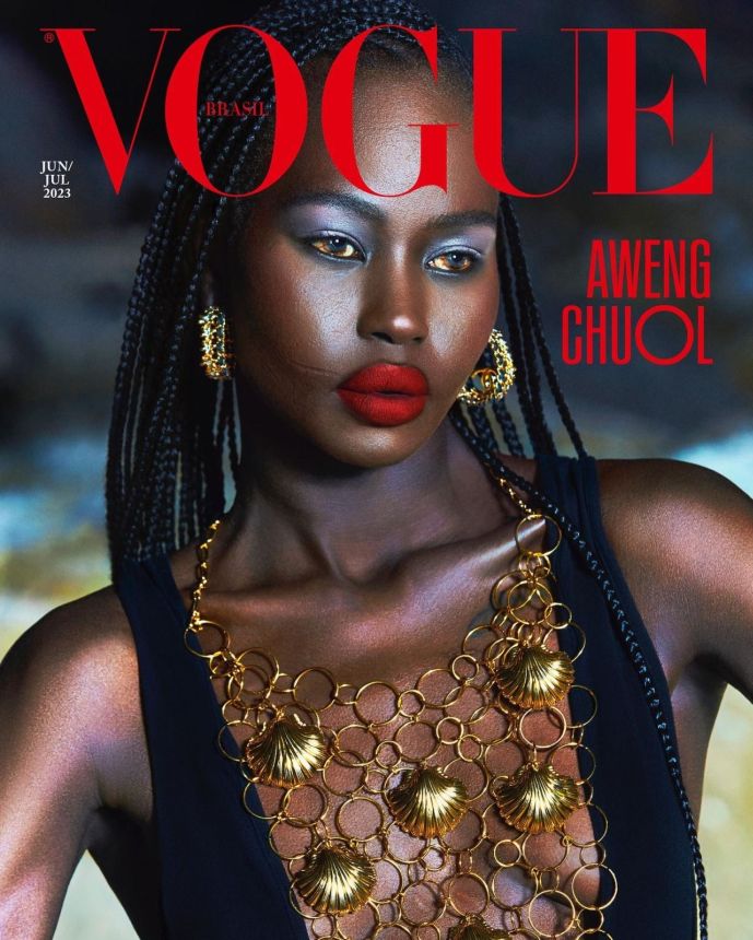VOGUE BRAZIL magazine side cover  June/July 2023