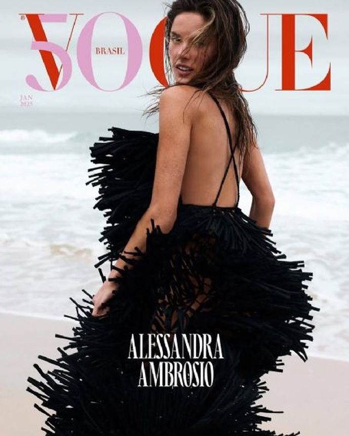 VOGUE BRAZIL magazine side cover  January 2025