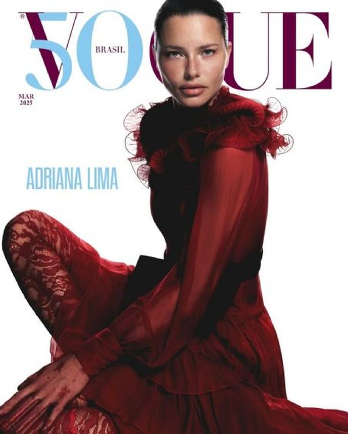 VOGUE BRAZIL magazine side cover  March 2025