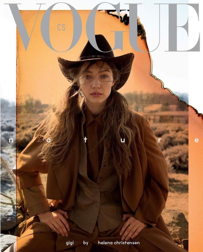 VOGUE CZECH magazine side cover  May 2019