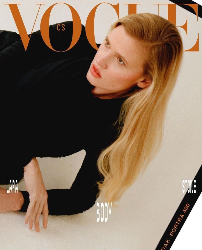 VOGUE CZECH magazine side cover  March 2022