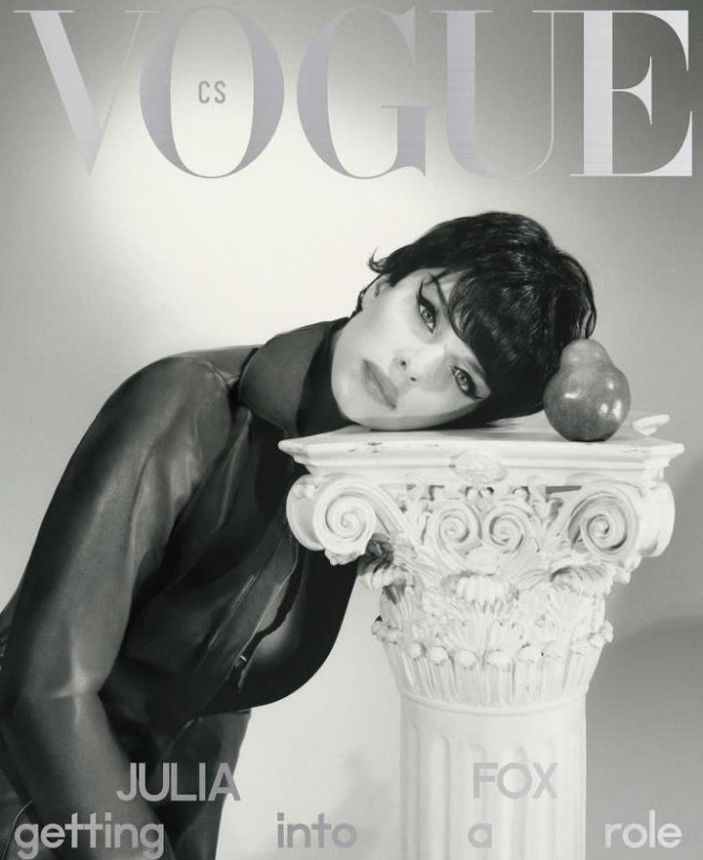 VOGUE CZECH magazine side cover  July 2022