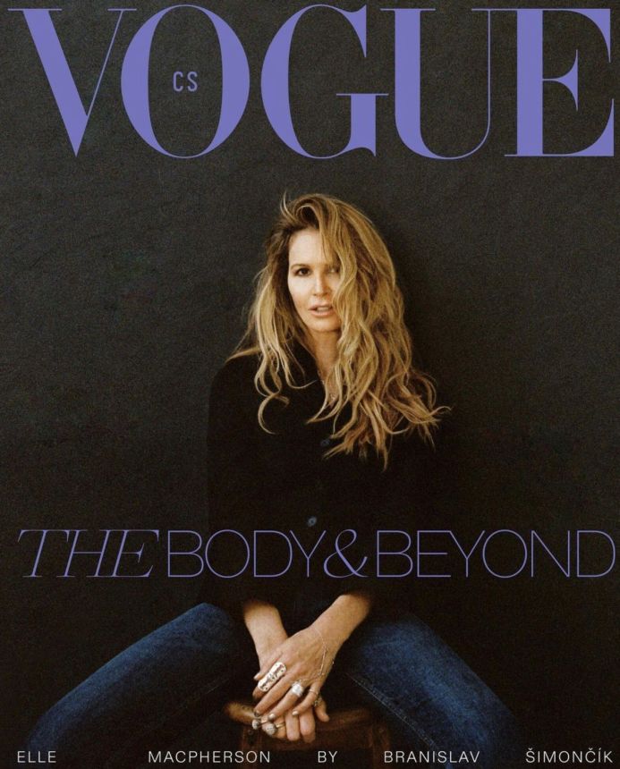 VOGUE CZECH magazine side cover  August 2023