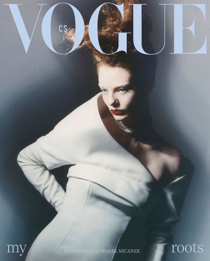 VOGUE CZECH magazine side cover  September 2023