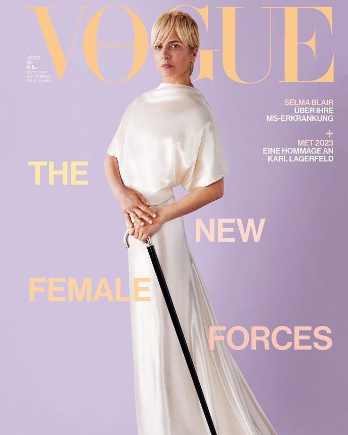 VOGUE GERMANY magazine side cover  May 2023