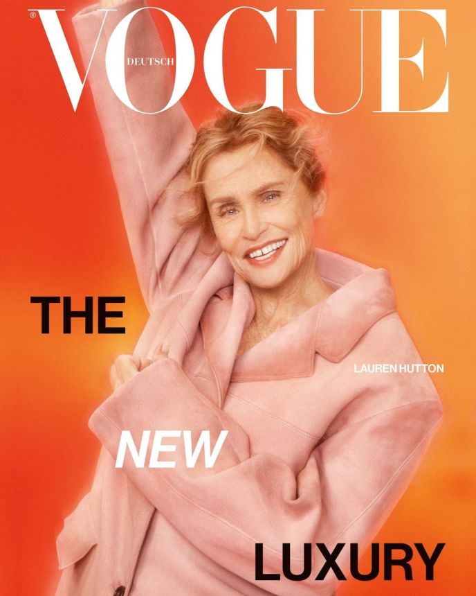 VOGUE GERMANY magazine side cover  July/August 2023
