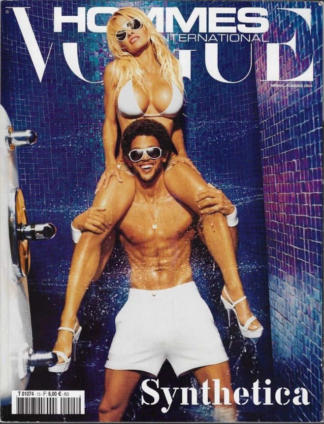 VOGUE HOMMES INTERNATIONAL magazine side cover Issue 15 Spring-Summer 2004