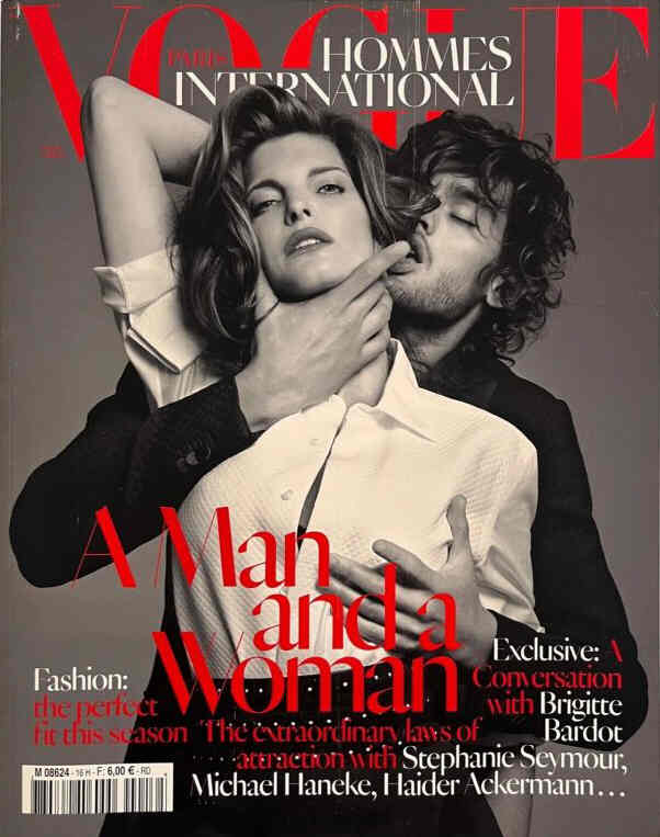 VOGUE HOMMES INTERNATIONAL magazine side cover Issue 16 Fall-Winter 2012