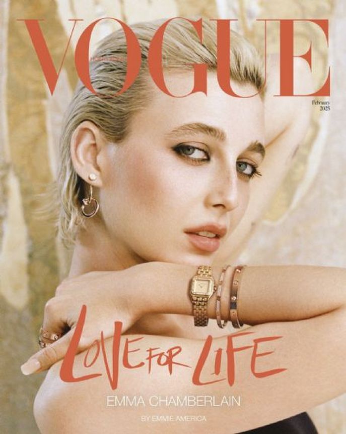 VOGUE HONG KONG magazine side cover  February 2025