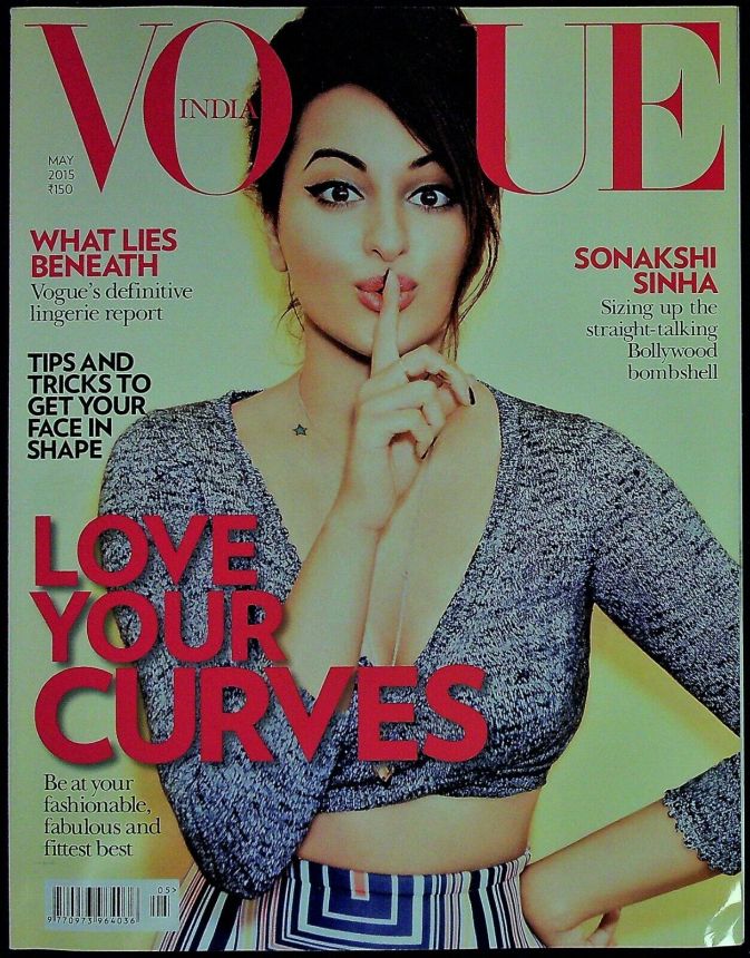 VOGUE INDIA magazine side cover  May 2015
