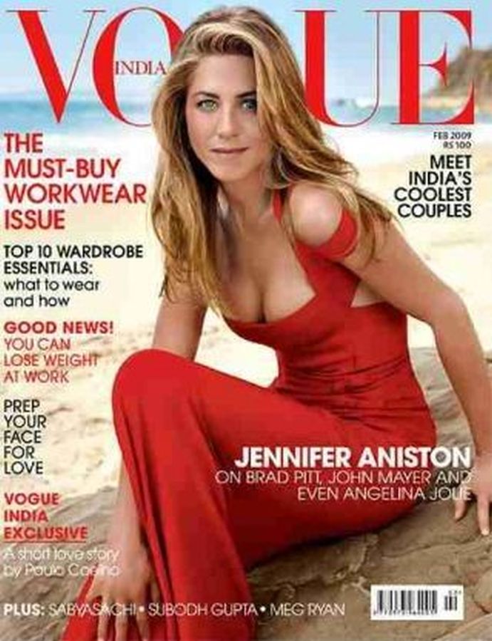 VOGUE INDIA magazine side cover  February 2009