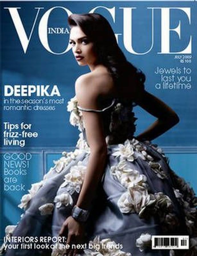 VOGUE INDIA magazine side cover  July 2009