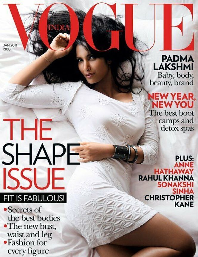 VOGUE INDIA magazine side cover  January 2011