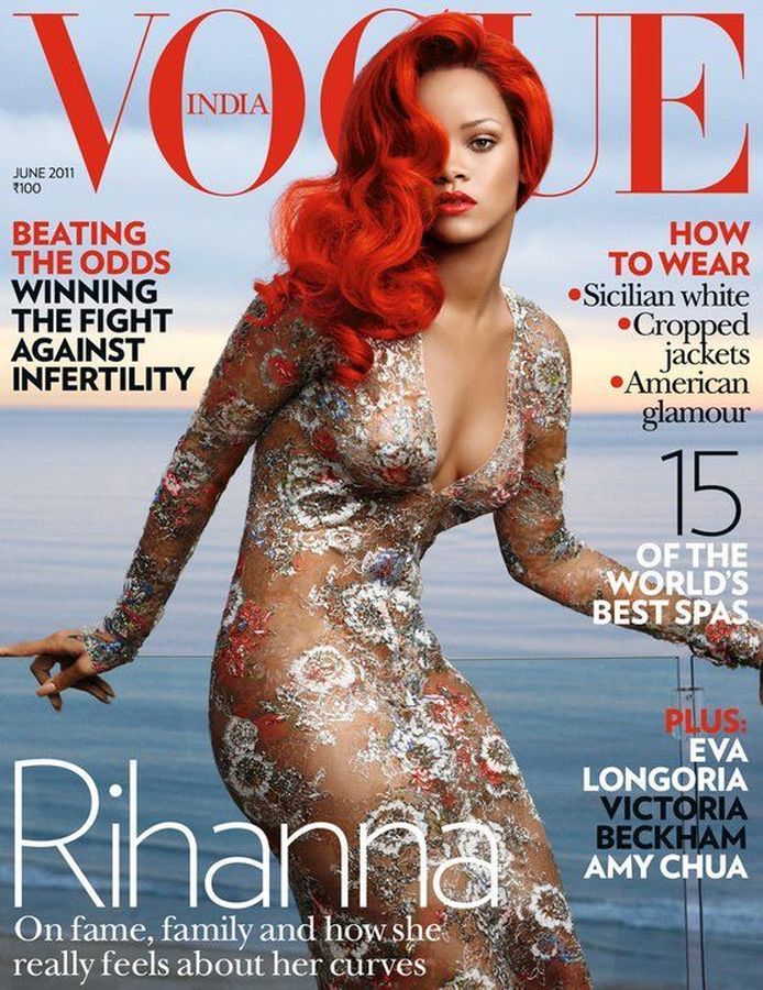 VOGUE INDIA magazine side cover  June 2011