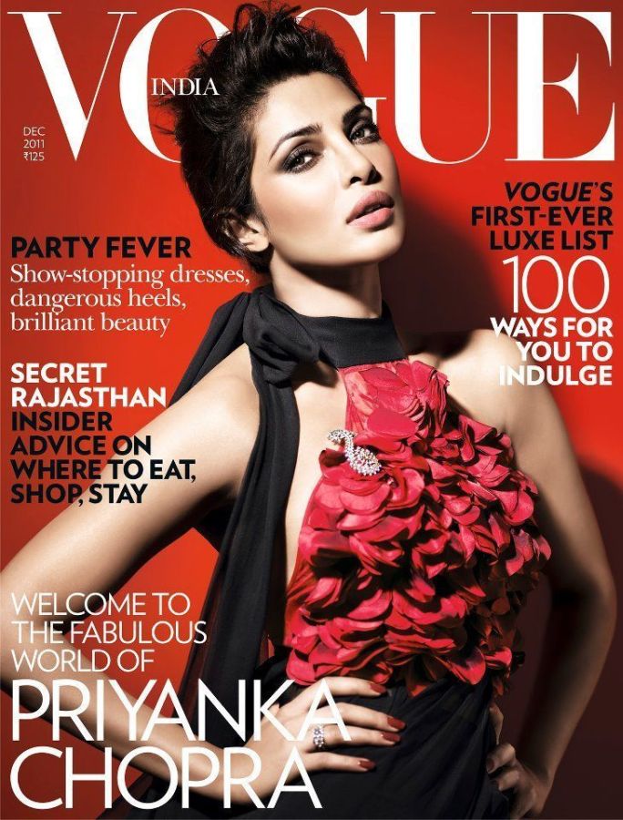VOGUE INDIA magazine side cover  December 2011