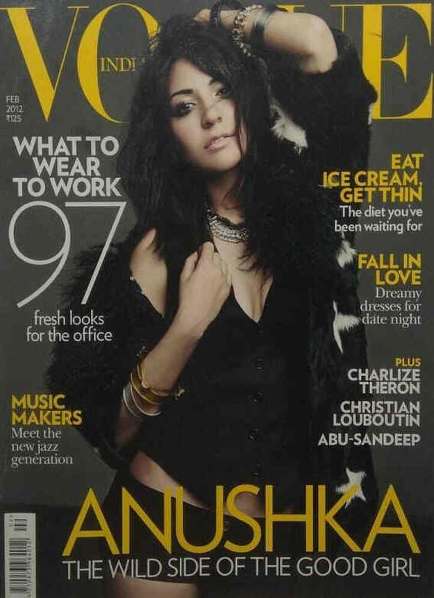 VOGUE INDIA magazine side cover  February 2012