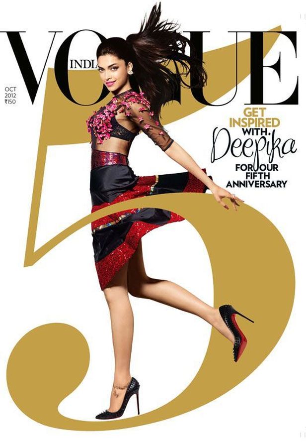 VOGUE INDIA magazine side cover  October 2012