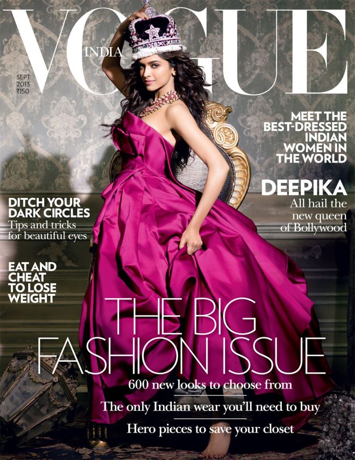 VOGUE INDIA magazine side cover  September 2013