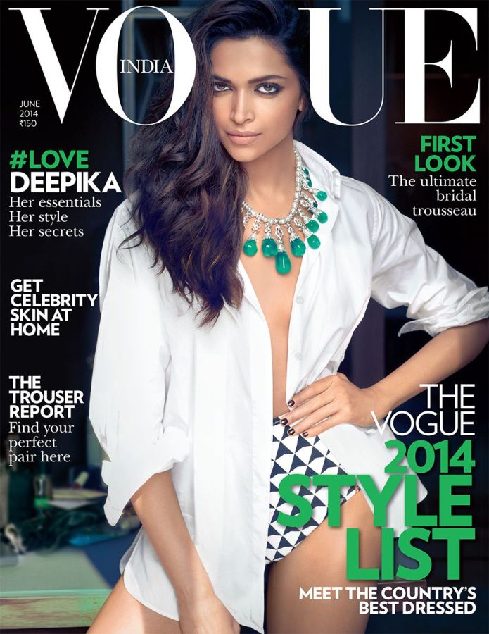 VOGUE INDIA magazine side cover  June 2014