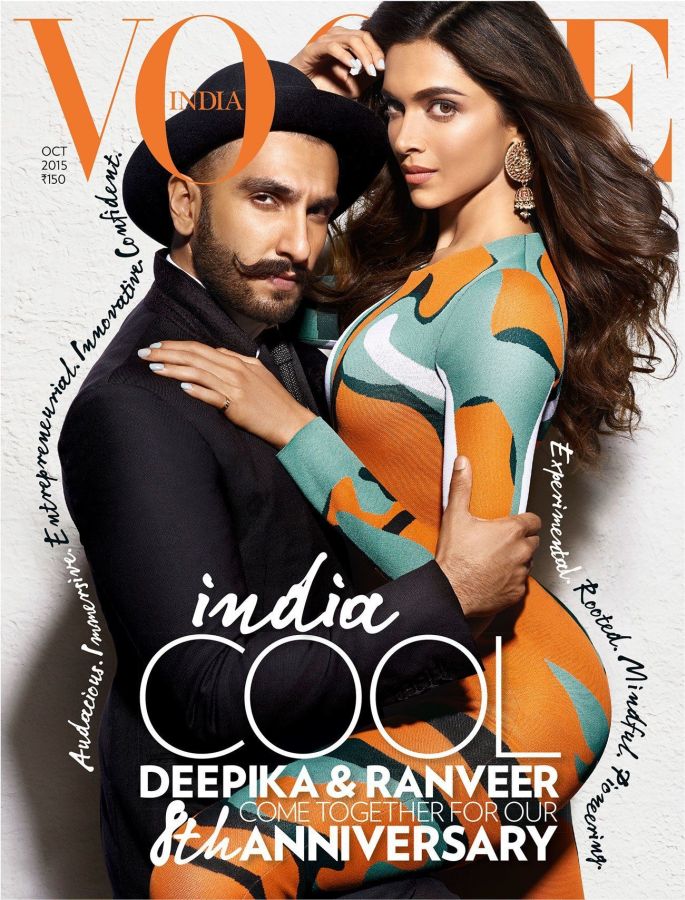 VOGUE INDIA magazine side cover  October 2015