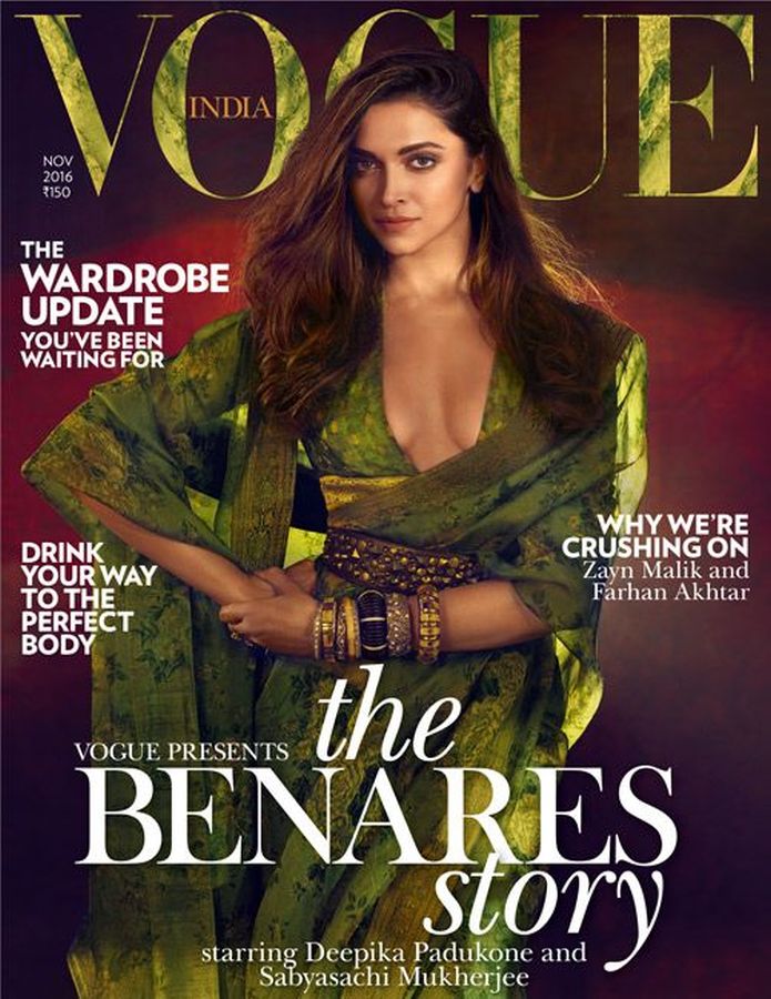 VOGUE INDIA magazine side cover  November 2016