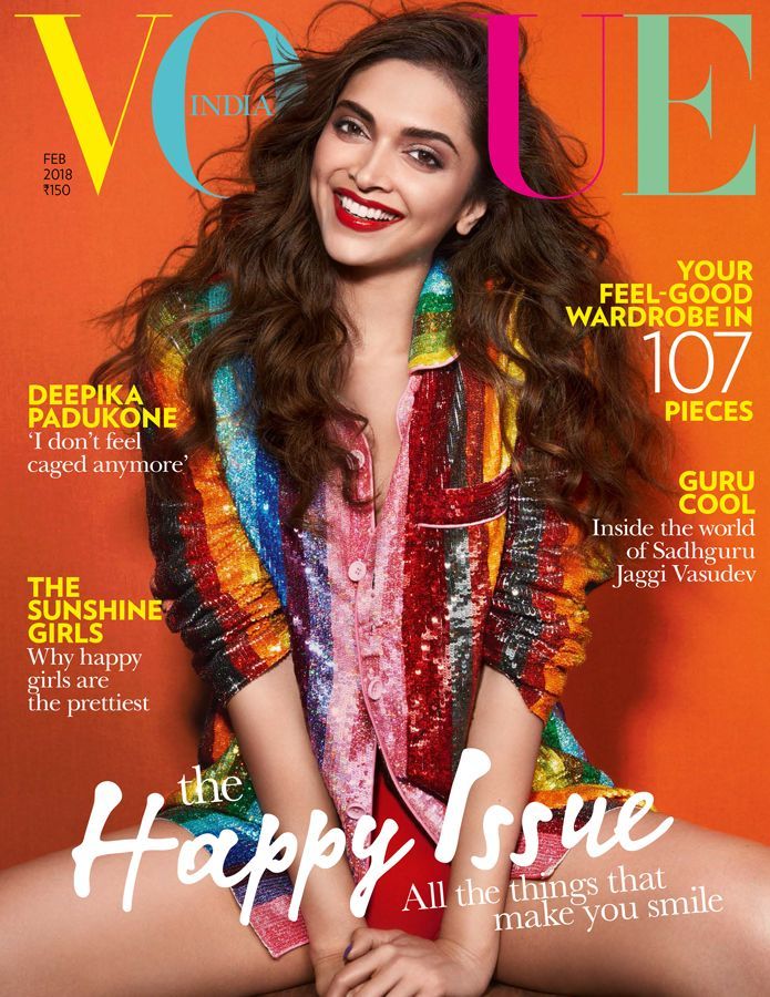 VOGUE INDIA magazine side cover  February 2018