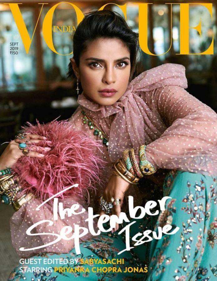 VOGUE INDIA magazine side cover  September 2019