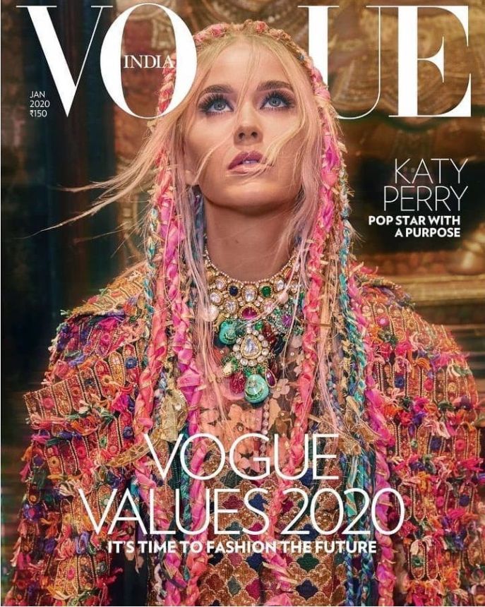VOGUE INDIA magazine side cover  January 2020