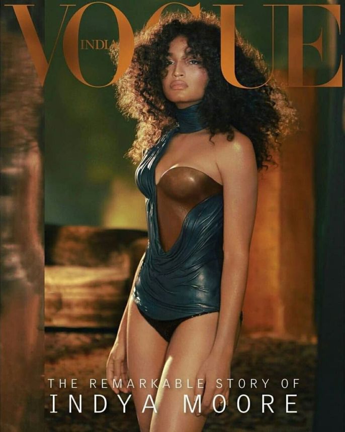 VOGUE INDIA magazine side cover  October 2020