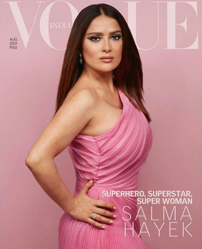 VOGUE INDIA magazine side cover  August 2021