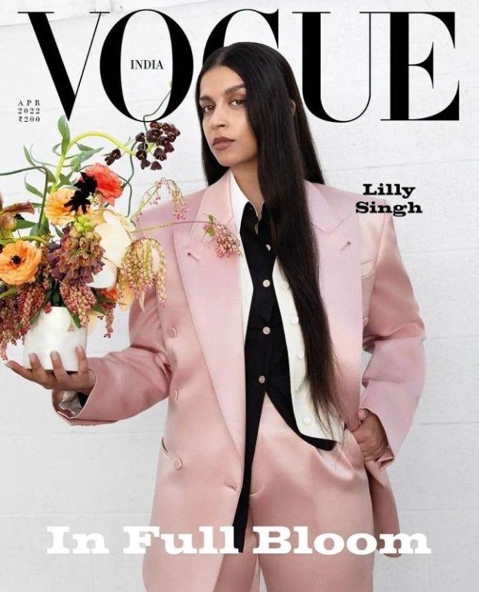 VOGUE INDIA magazine side cover  April 2022