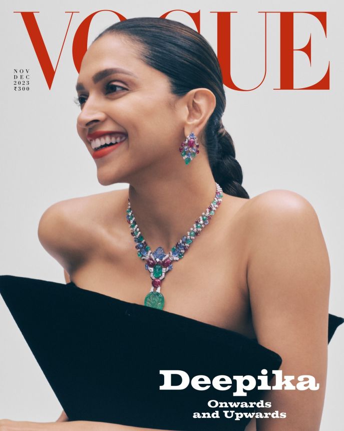 VOGUE INDIA magazine side cover  November/December 2023
