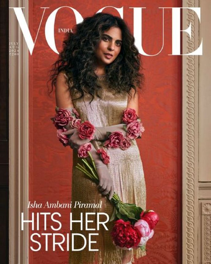 VOGUE INDIA magazine side cover  July/August 2024