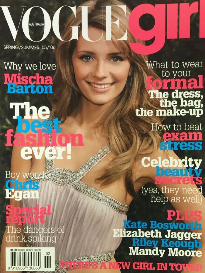 VOGUE GIRL AUSTRALIA magazine side cover Spring 2005