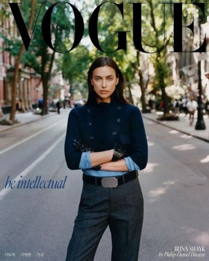 VOGUE KOREA magazine side cover  August 2024