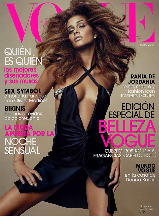 VOGUE MEXICO magazine side cover  May 2004