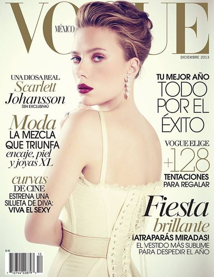 VOGUE MEXICO magazine side cover  December 2013