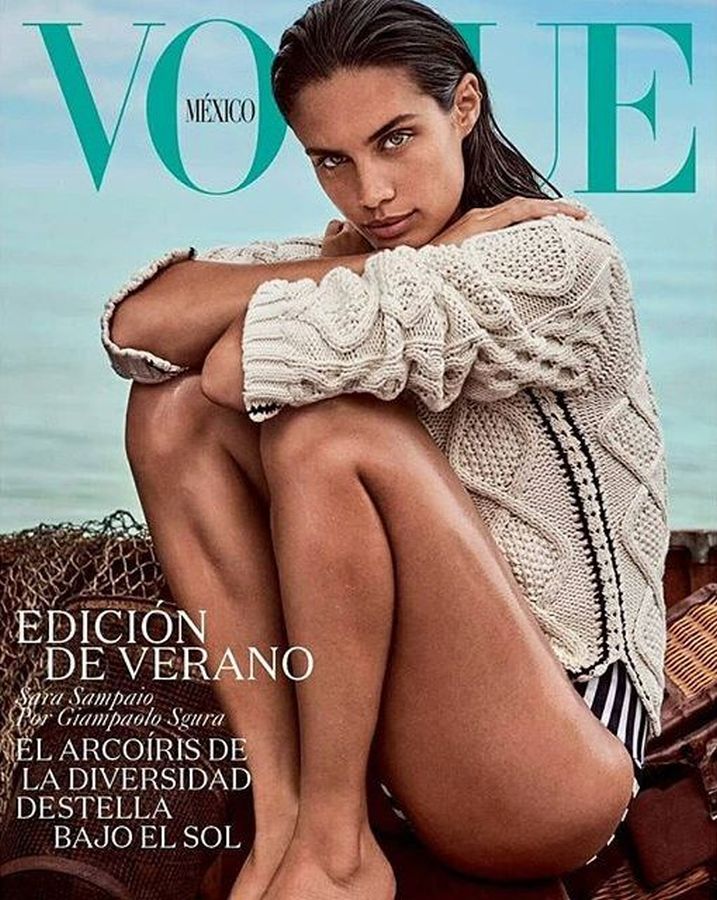 VOGUE MEXICO magazine side cover  June 2018