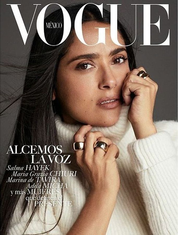 VOGUE MEXICO magazine side cover  November 2018