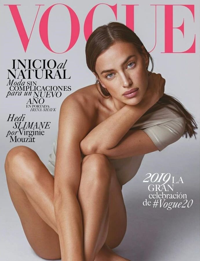 VOGUE MEXICO magazine side cover  January 2019