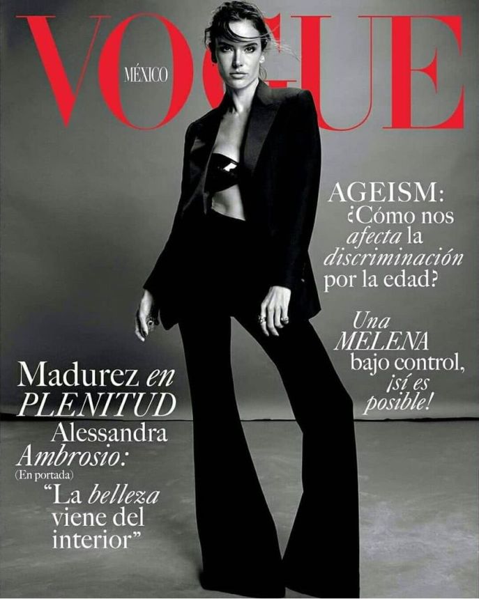 VOGUE MEXICO magazine side cover  August 2021