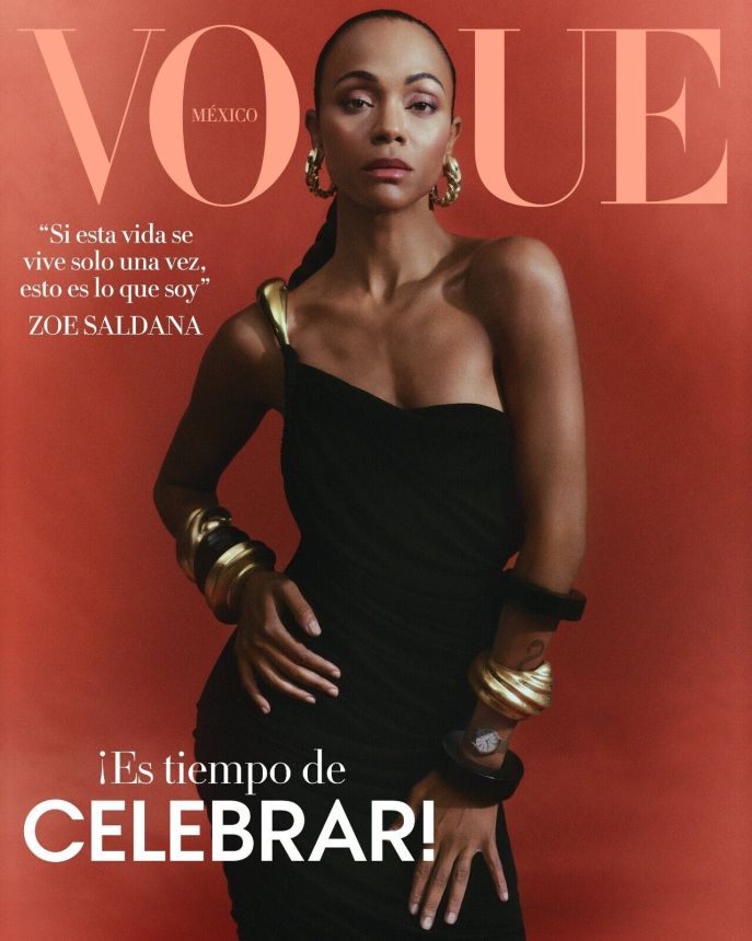 VOGUE MEXICO magazine side cover  December 2022