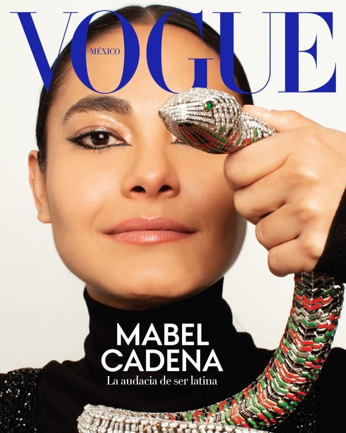 VOGUE MEXICO magazine side cover  March 2023