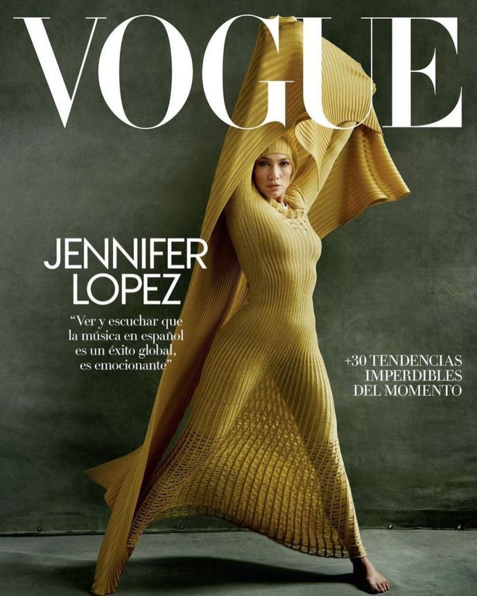 VOGUE MEXICO magazine side cover  July 2023