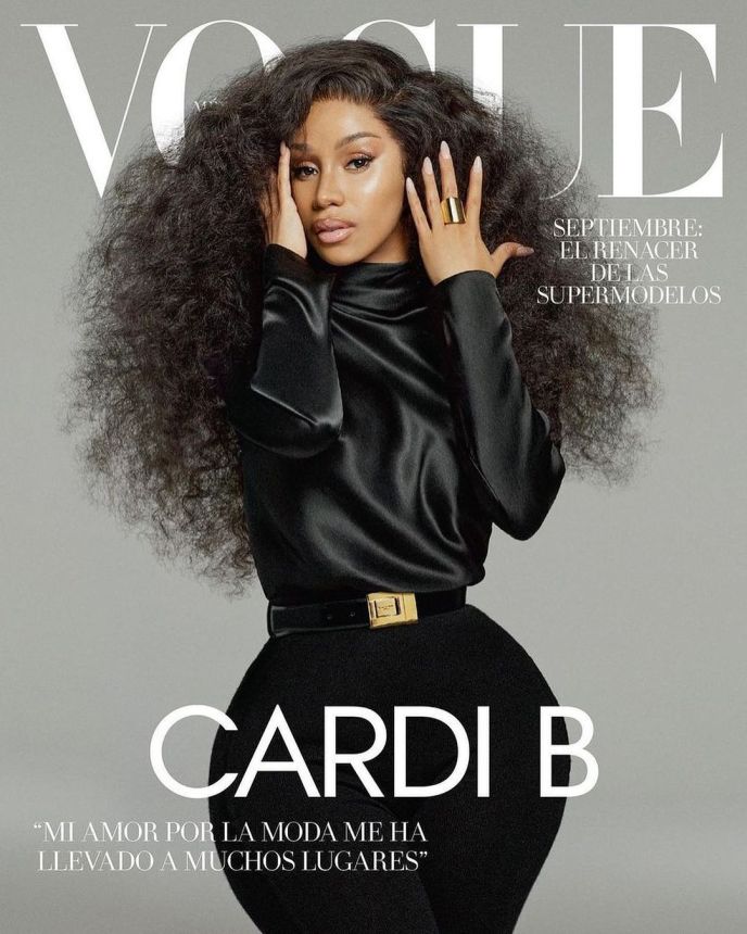 VOGUE MEXICO magazine side cover  September 2023