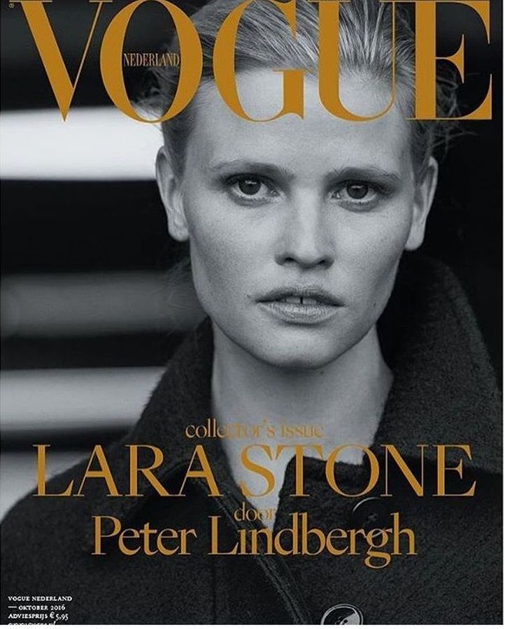 VOGUE NETHERLANDS magazine side cover  October 2016