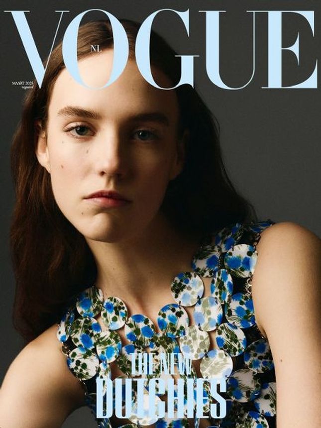 VOGUE NETHERLANDS magazine side cover  March 2025