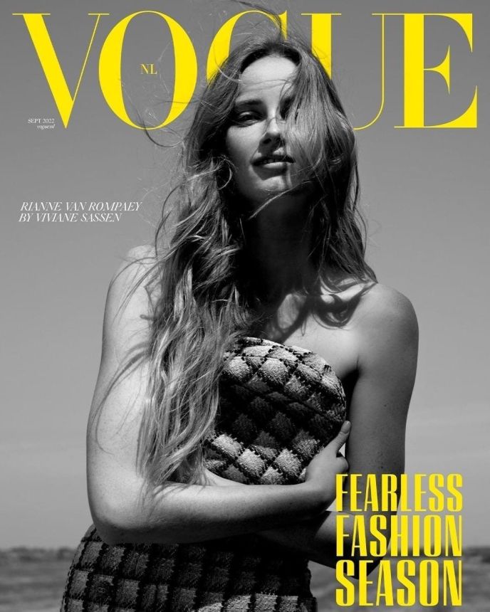 VOGUE NETHERLANDS magazine side cover  September 2022
