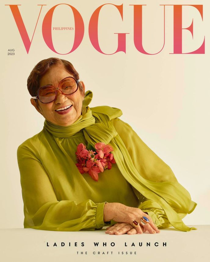 VOGUE PHILIPPINES magazine side cover  August 2023