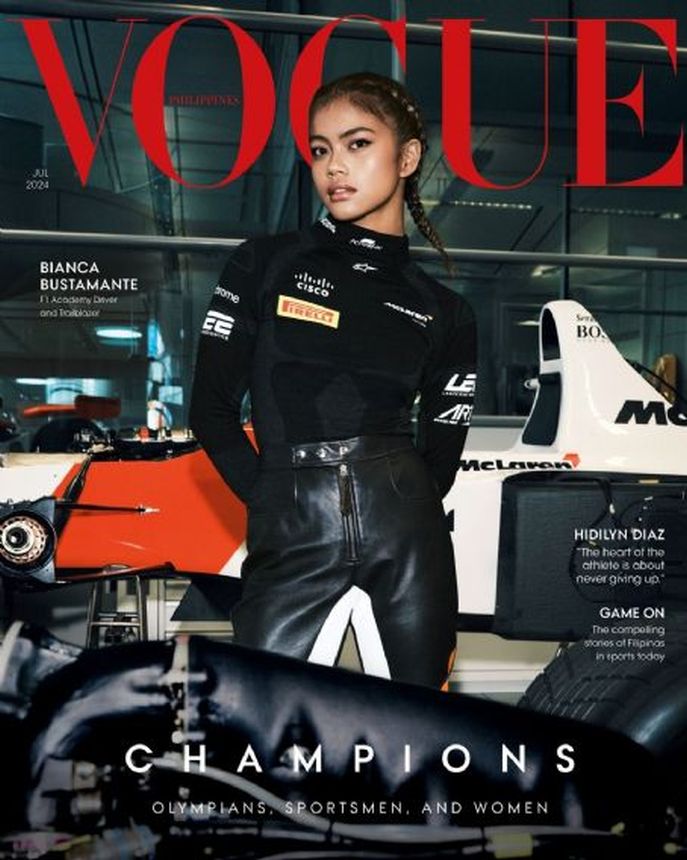 VOGUE PHILIPPINES magazine side cover  July 2024